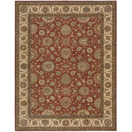 Nourison Living Treasures Area Rug Collection Rust 7 Ft 6 In. X 9 Ft 6 In. Rectangle 99446675958
